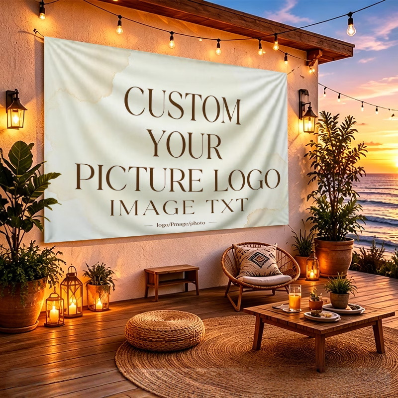 Commercial Printing Images - Individuelle Bannerfahnen, geeignet für personalisiertes Logo-Bild,
