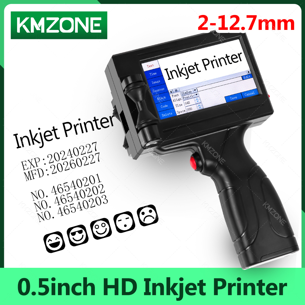 Commercial Printing Images - 12,7 mm tragbarer Tintenstrahldrucker, tragbare TIJ