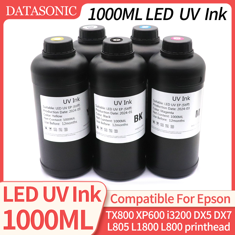 Uv Flatbed Printer - 1000ML LED UV Tinte Für TX800