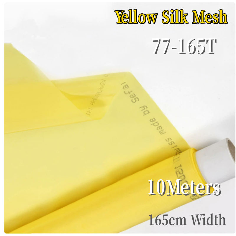 Commercial Fabric Printing - 10 Meter Gelbes 165 Breites Siebdruckgewebe