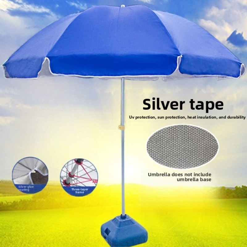 Commercial Fabric Printing - Kommerzieller Outdoor-Marktstand-Sonnenschirm mit Werbedruck, großer, verdickter