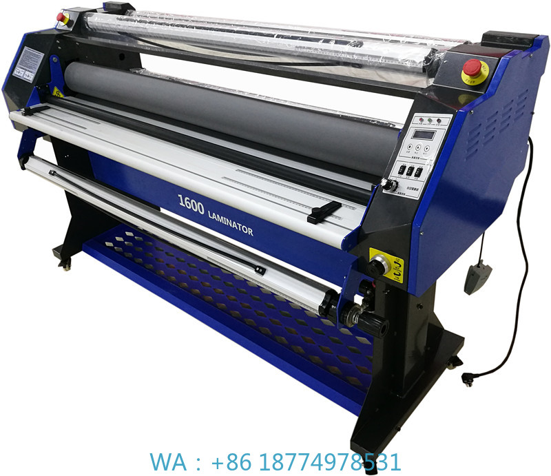 Laminator Cold Roll - Heiß-Kalt-Laminiermaschine, 160 cm, selbstklebendes PVC-Pfostenbanner