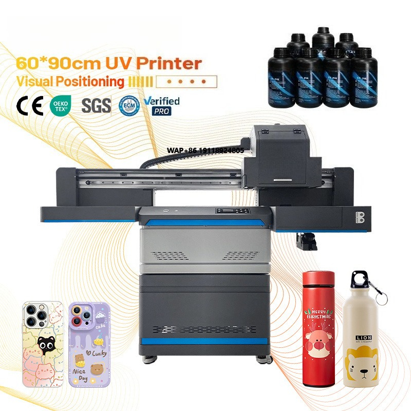 Uv Flatbed Printer - Kingjet 6090 A3/A4 Desktop UV-Tintenstrahldrucker Multifunktionaler