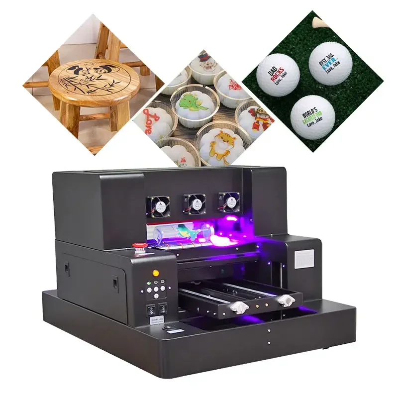 Uv Flatbed Printer - Irtop UV-LED-Drucker A4 UV-Flachbettdrucker mit L805-Druckkopf
