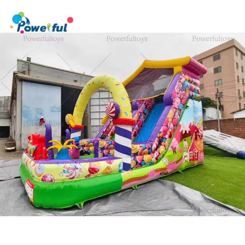 Neue aufblasbare Hüpfburg mit  – Commercial Fabric Printing Bewertung und Preis