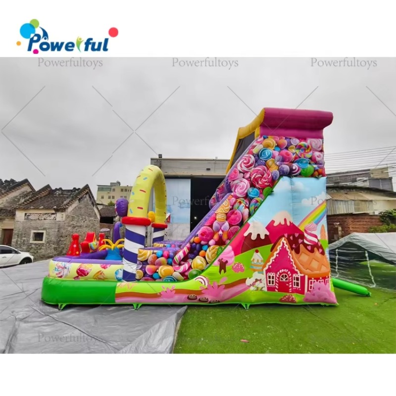 Neue aufblasbare Hüpfburg mit  – Commercial Fabric Printing Bewertung und Preis