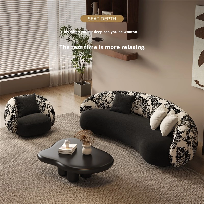 Retro-Stil Ecksofa aus Wildled – Commercial Fabric Printing Bewertung und Preis