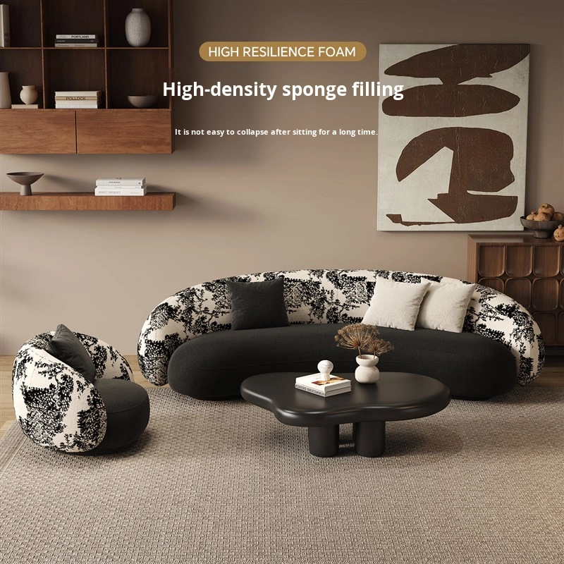 Retro-Stil Ecksofa aus Wildled – Commercial Fabric Printing Bewertung und Preis