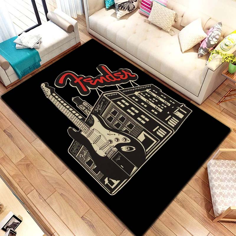 Vintage Rock-Musik-Print Teppi – Commercial Printing And Design Bewertung und Preis