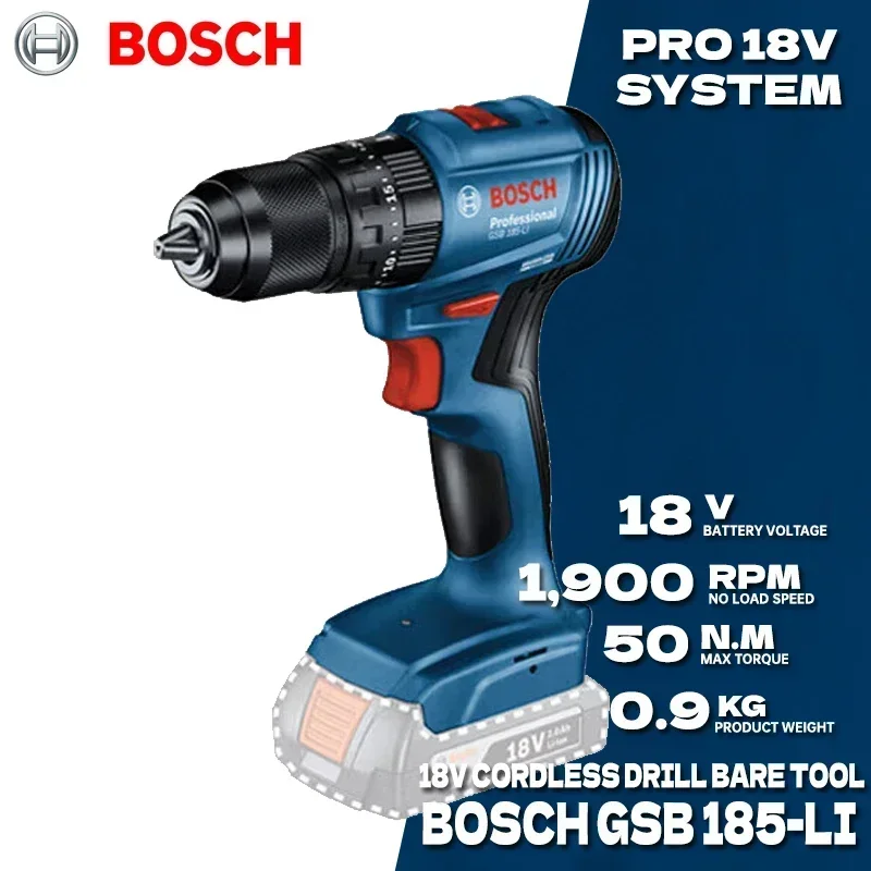 BOSCH GSB 185-LI Bürstenloser  – Bosch Drill Gsb 18V Bewertung und Preis