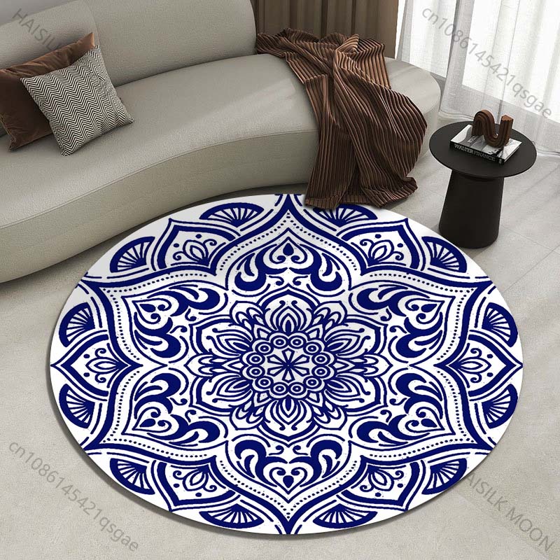 Aufwendiges blaues Mandala-Des – Commercial Printing And Design Bewertung und Preis