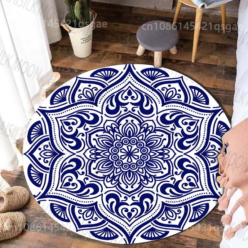 Aufwendiges blaues Mandala-Des – Commercial Printing And Design Bewertung und Preis