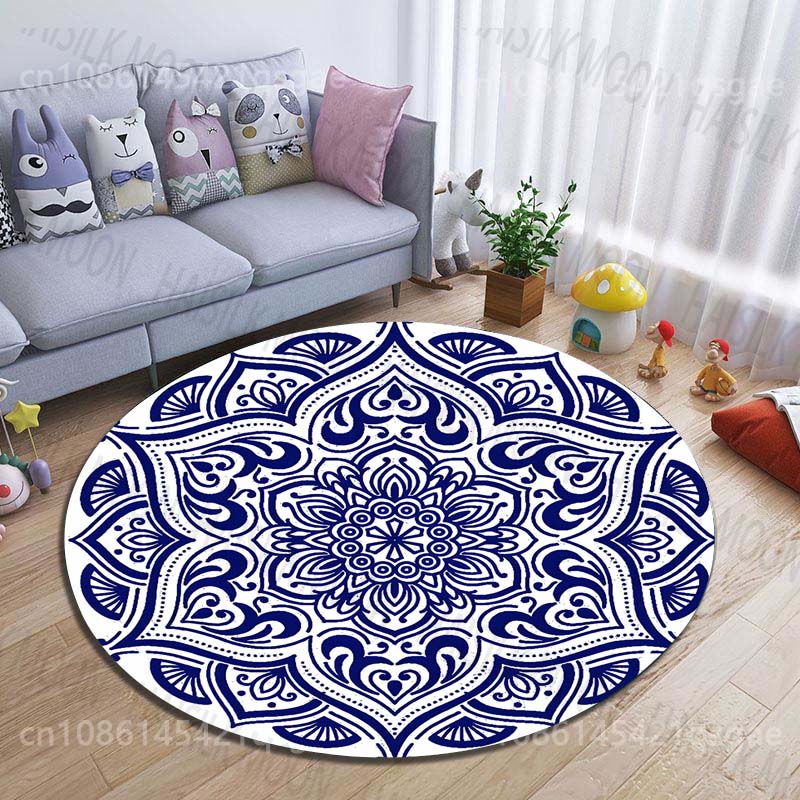 Aufwendiges blaues Mandala-Des – Commercial Printing And Design Bewertung und Preis