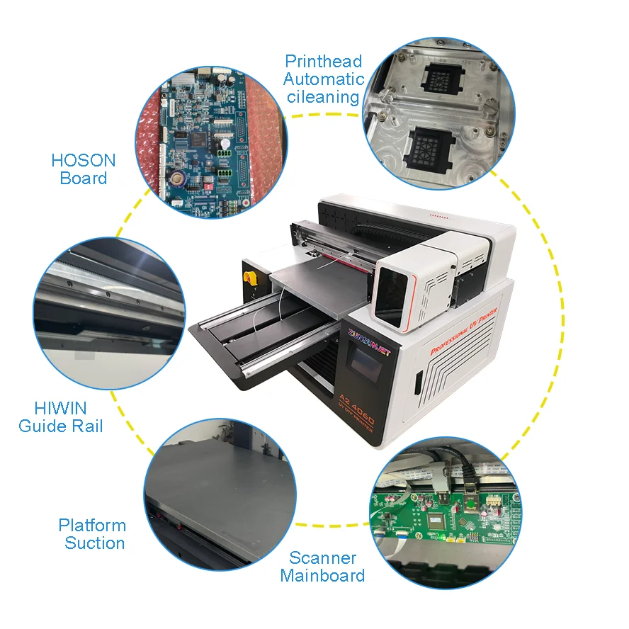 Kleiner A2 Flachbett-UV-DTF-Ti – Uv Flatbed Printer Bewertung und Preis