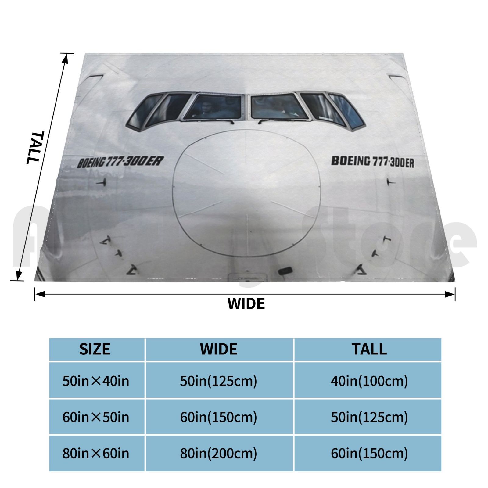 Boeing 777-Decke mit Nasenansi – Commercial Fabric Printing Bewertung und Preis