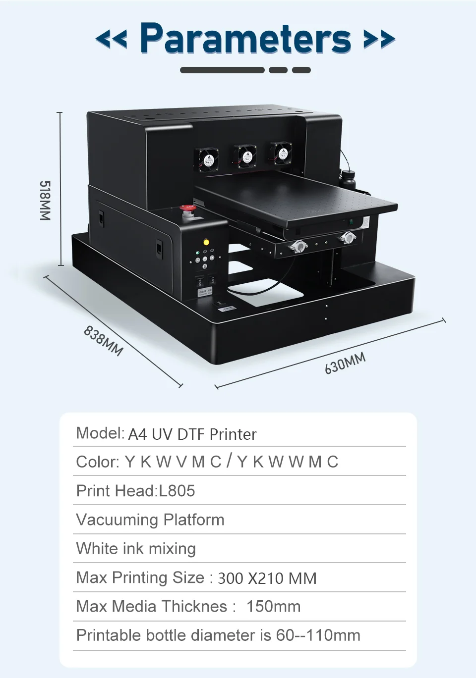 Irtop UV-LED-Drucker A4 UV-Fla – Uv Flatbed Printer Bewertung und Preis